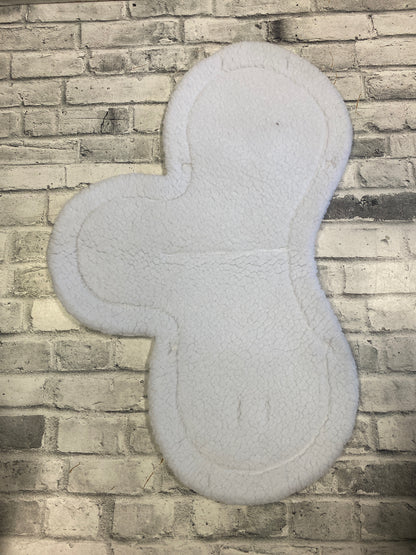 Medallion Fleece Shaped Pad White