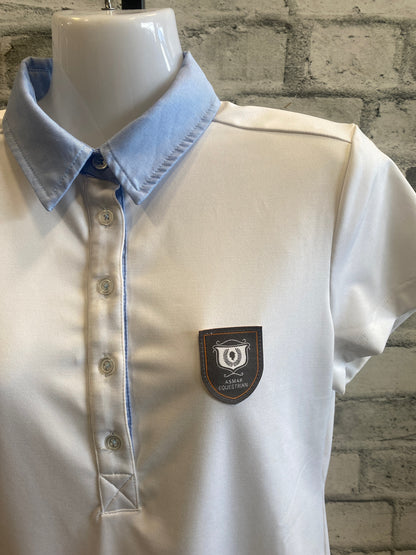 Asmar SS Polo Shirt White/Blue S