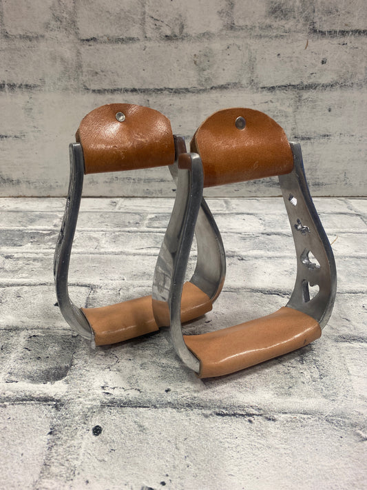 Four Suits Metal Western Stirrups