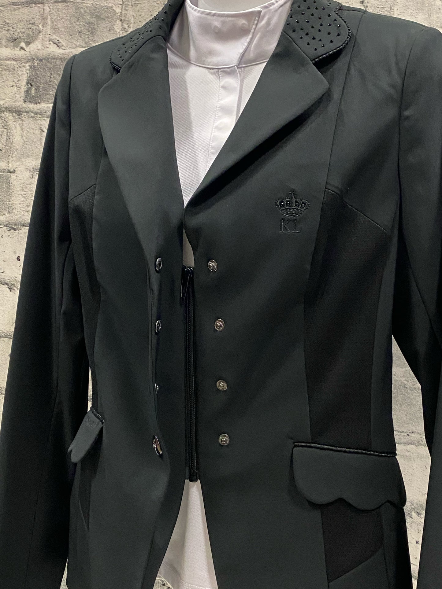Kingsland Show Coat XS Black Rhinestone (EU 36)