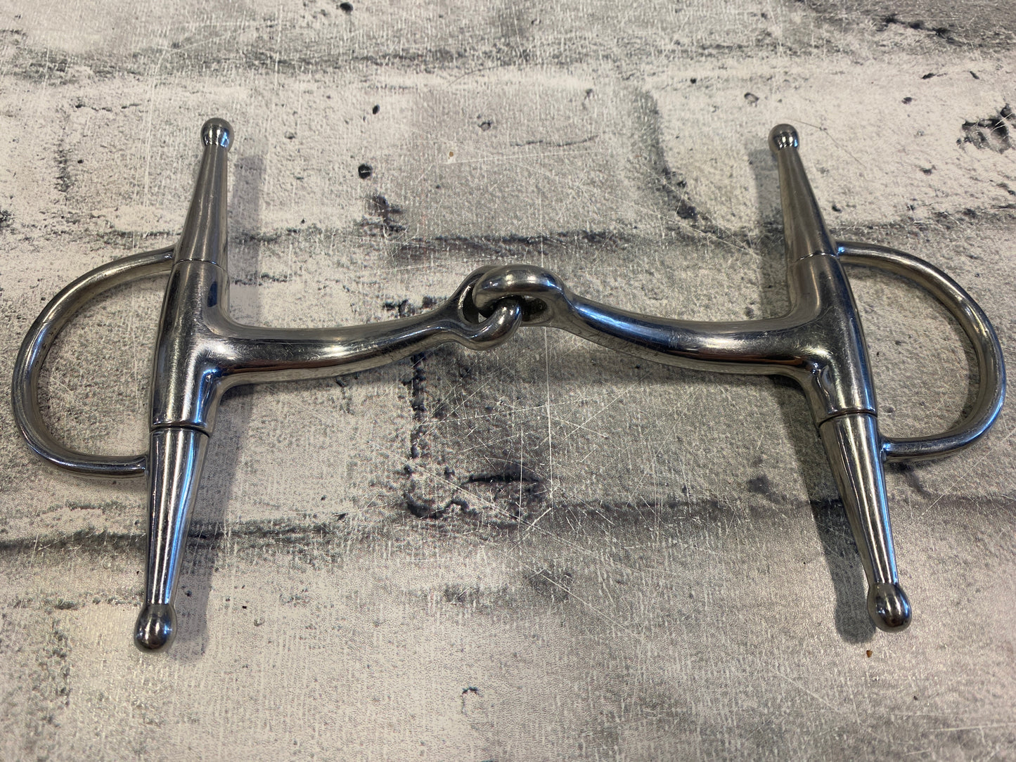 5.75" Dublin Curved Full Cheek Snaffle Bit