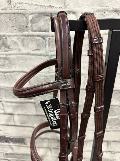 Kingsland Snaffle Bridle Cob + Reins + Bag NEW