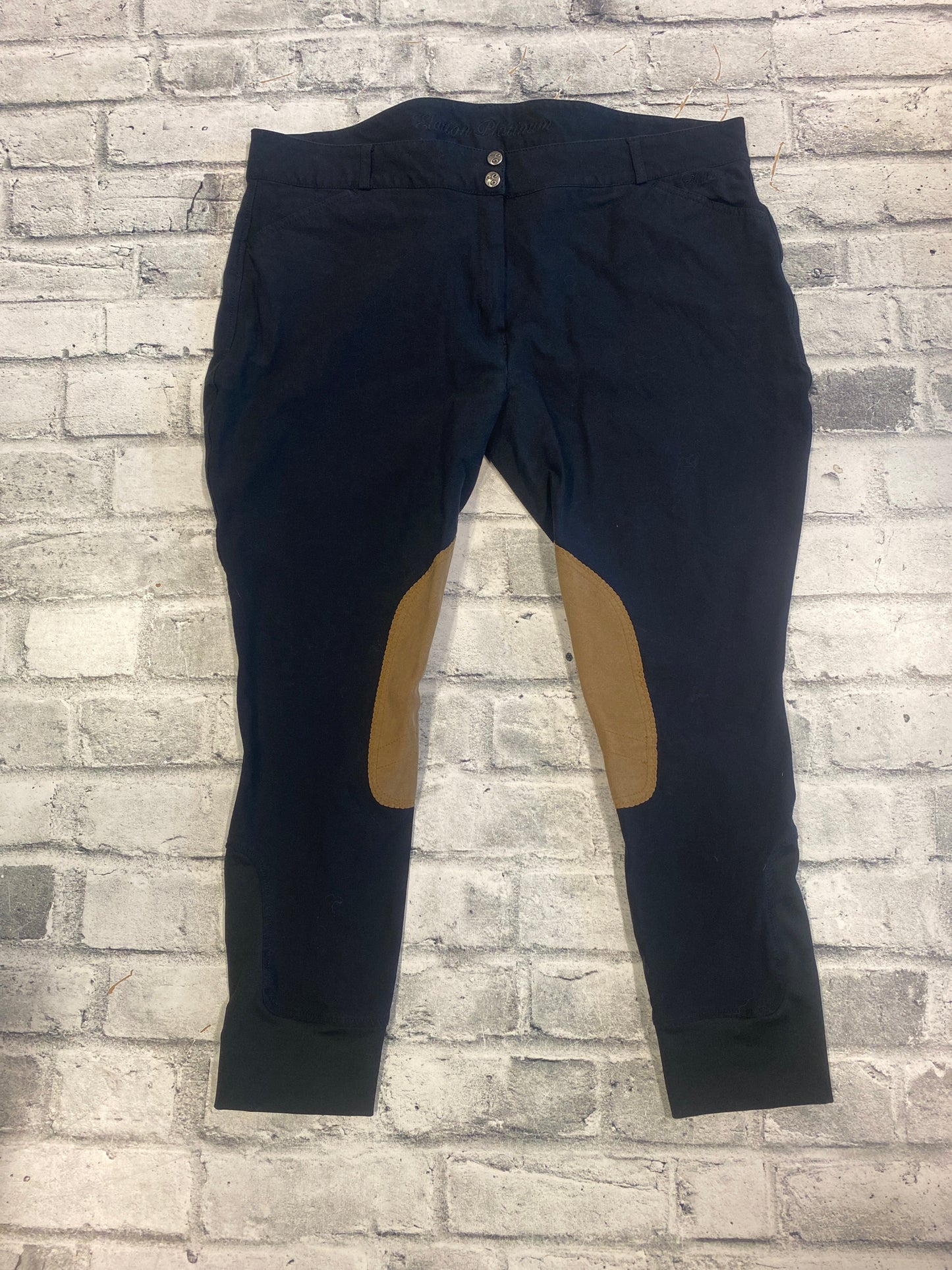Elation Platinum KP Breeches Black/Tan 40R