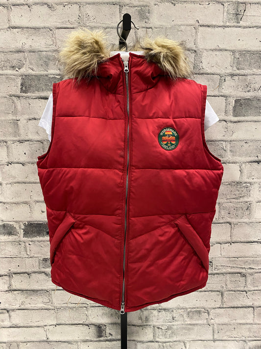 Horseware Ireland Red Newmarket Vest w Hood S
