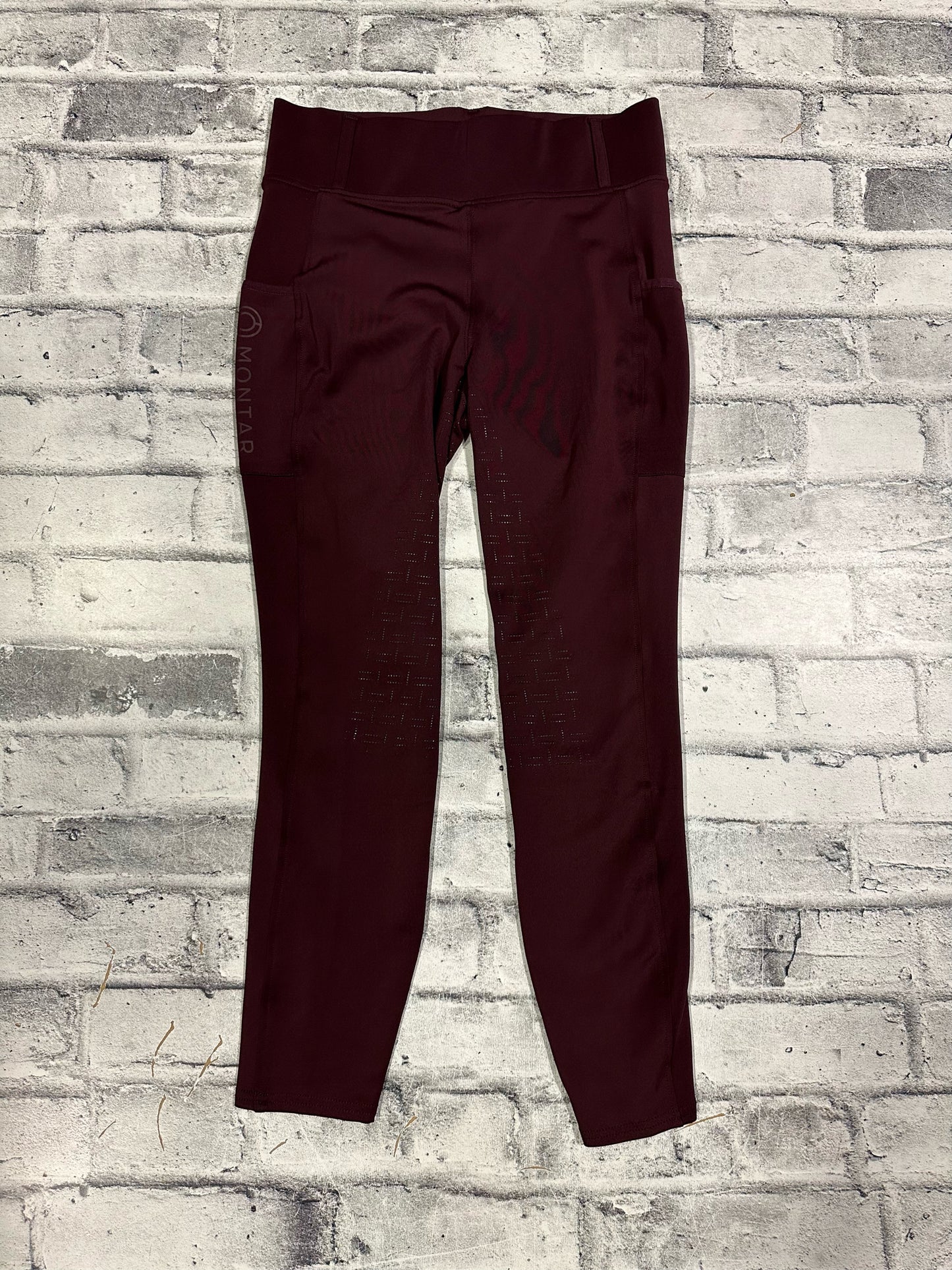 Montar FS Pull On Breeches Burgundy L