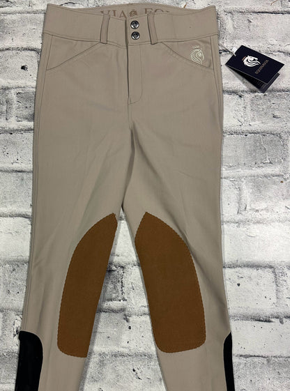 Equinavia KP Breeches Tan Childrens 10 NEW
