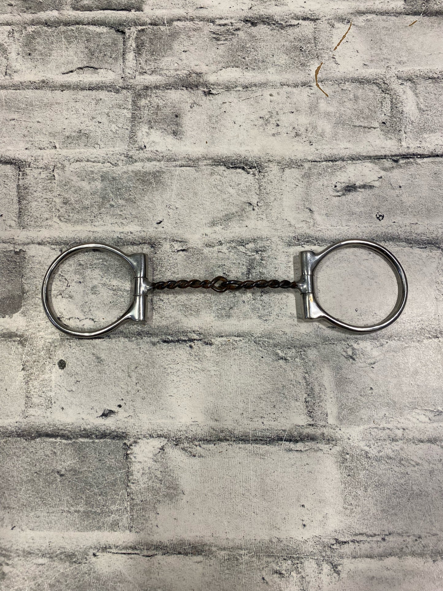5" Fixed Ring Twisted Wire Snaffle