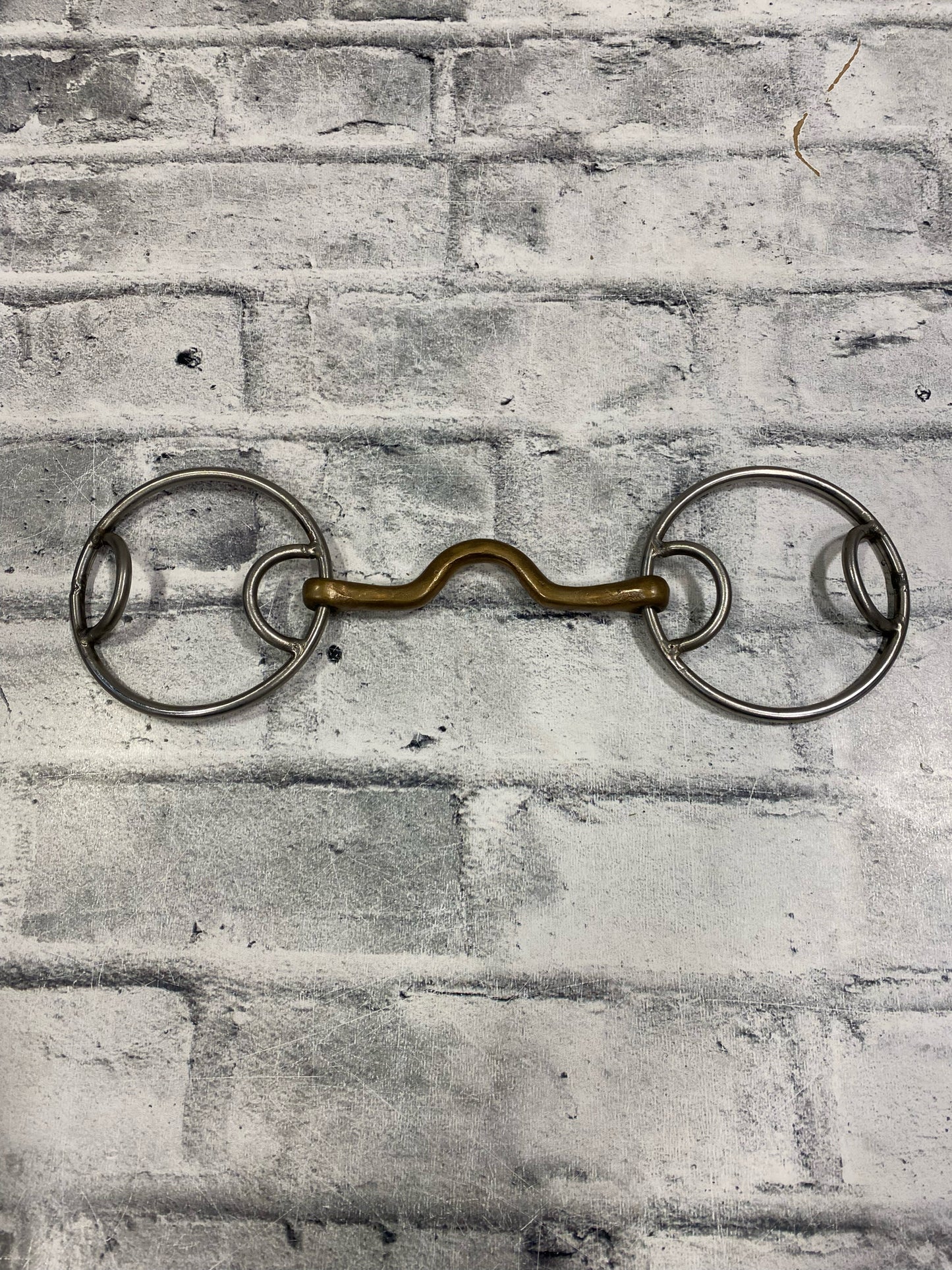 5" Herm Sprenger Ported Mullen Mouth Beval Ring