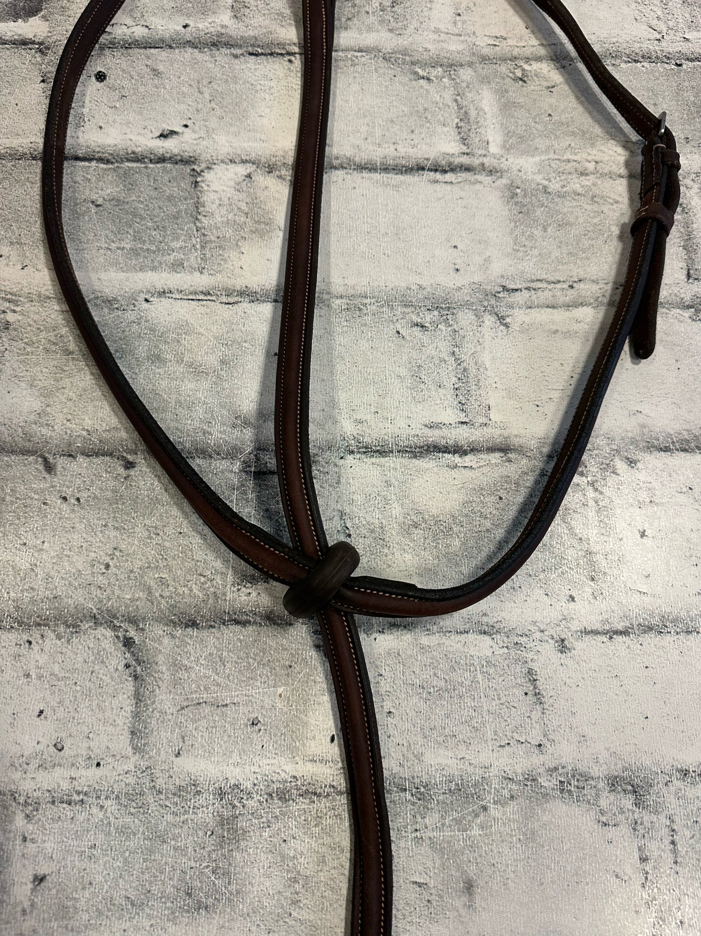 Raised Standing Martingale Brown Cob