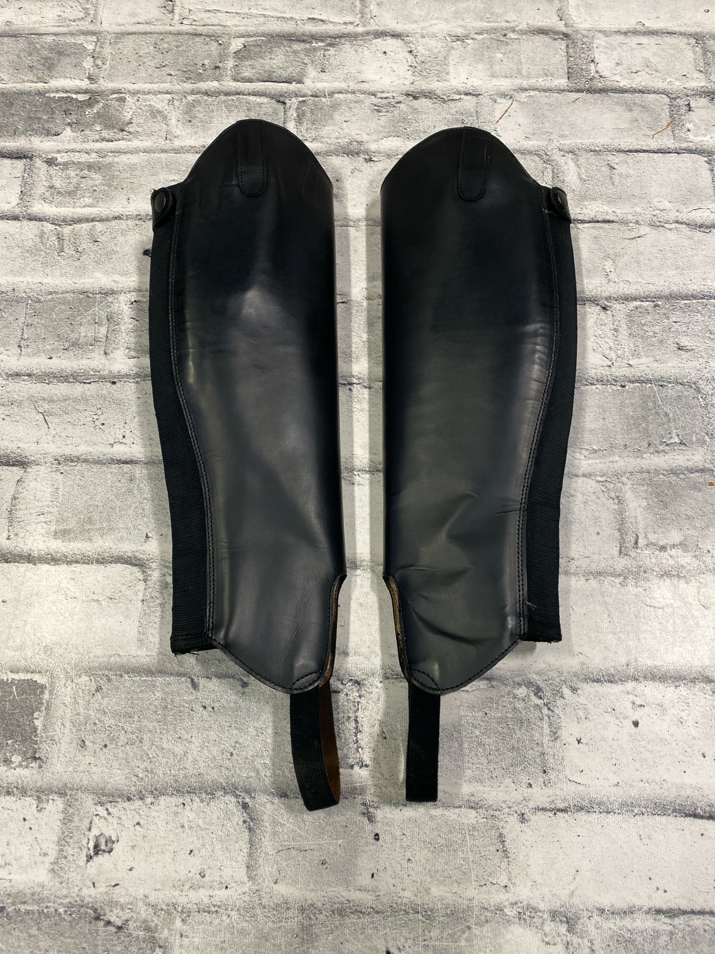 Jodz Half Chaps Black H 16" C 14"