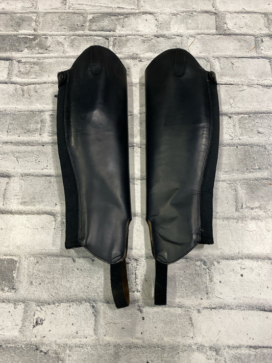Jodz Half Chaps Black H 16" C 14"