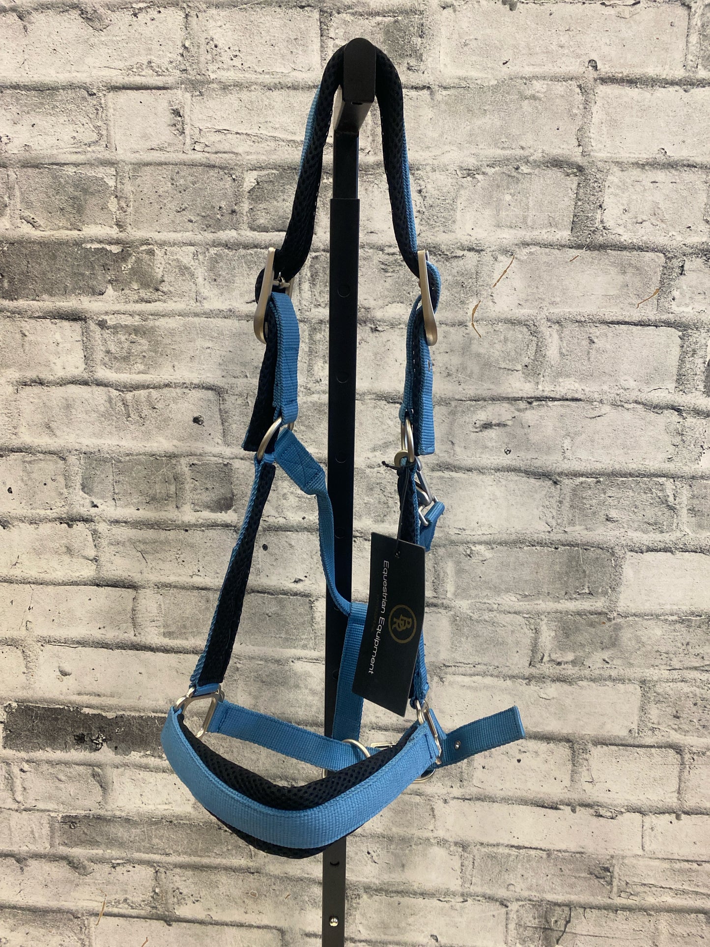 BR Padded Nylon Halter Captain's Blue F NEW