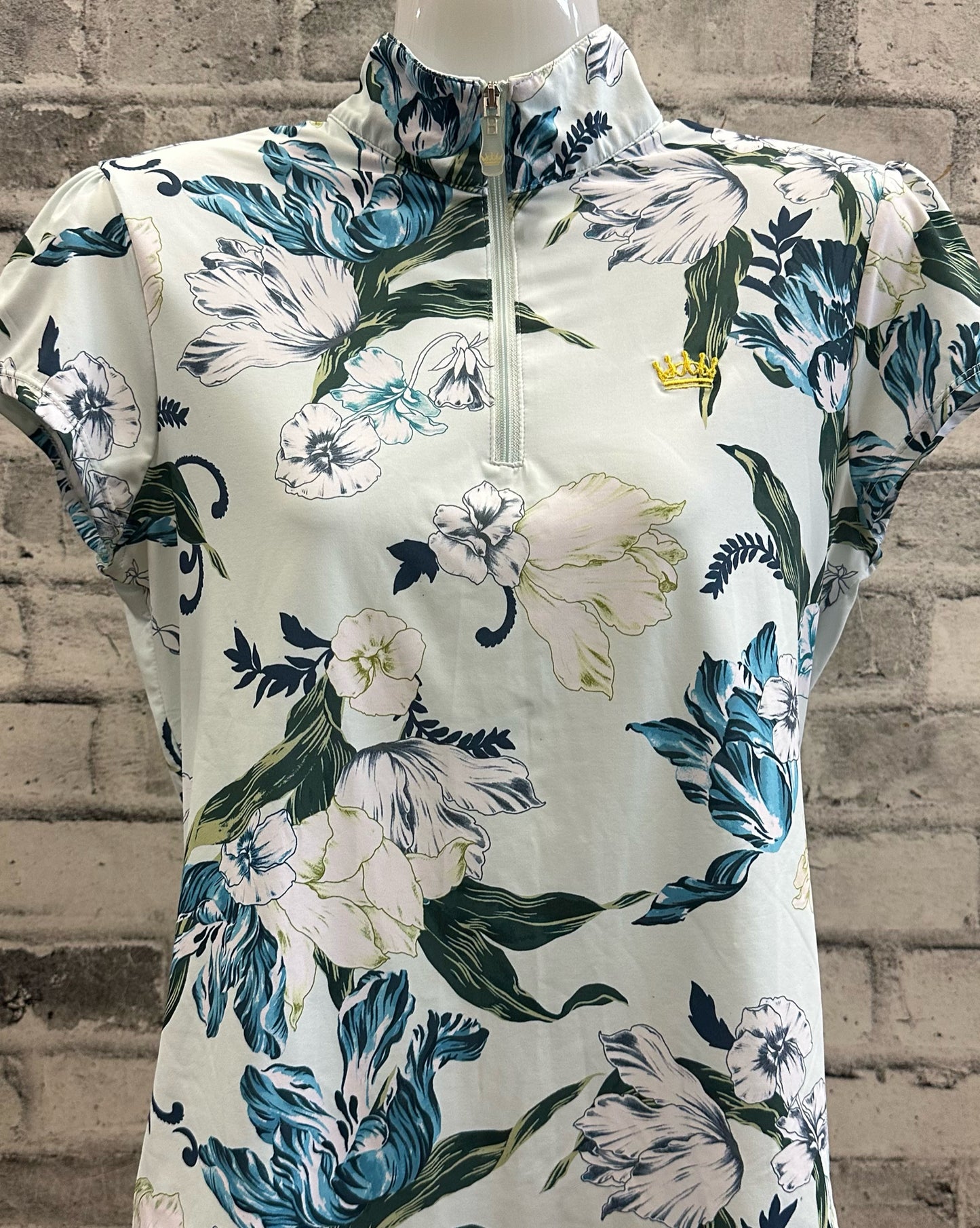 Kastel SS Shirt Blue Floral M