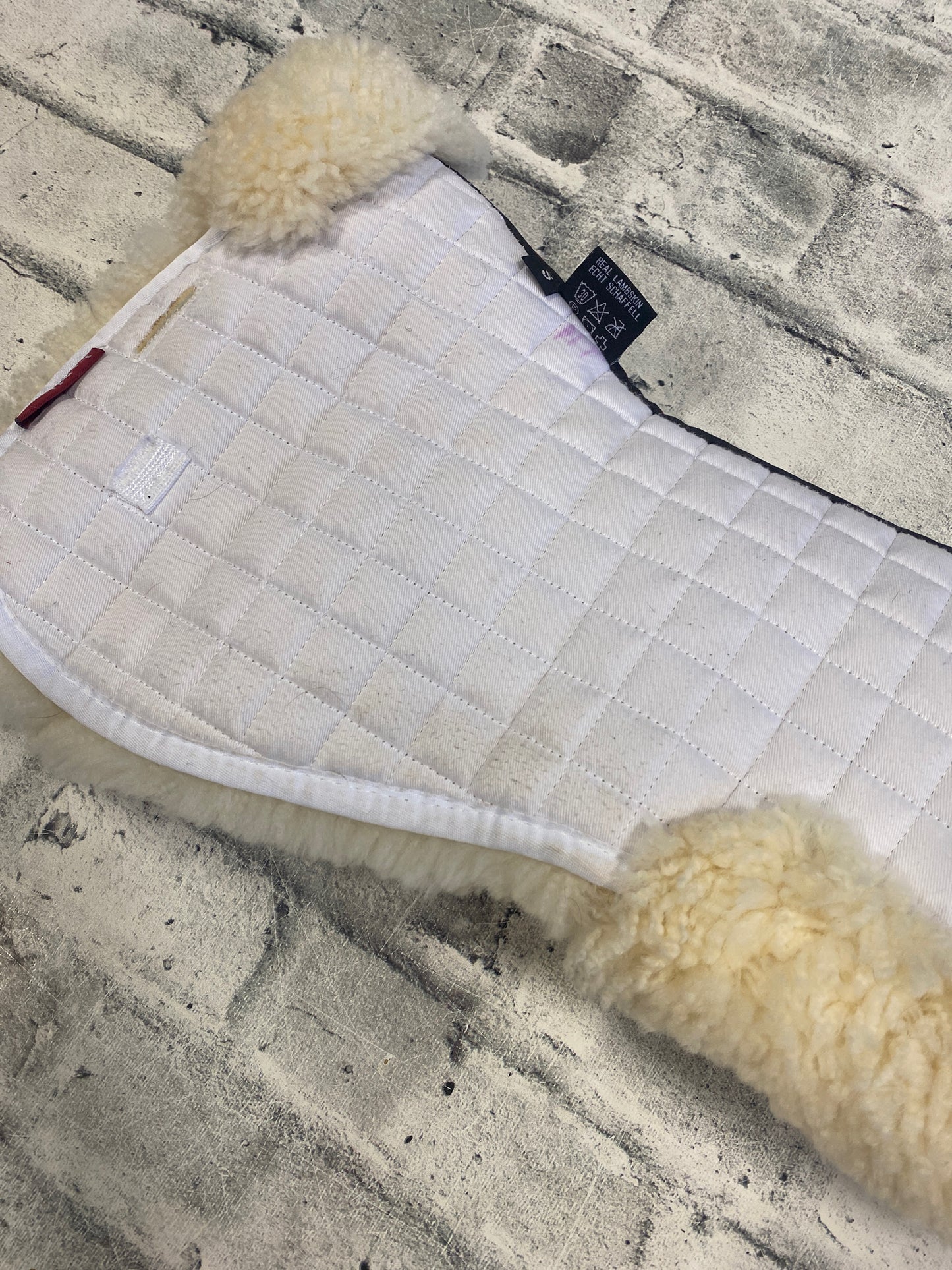LeMieux Sheepskin Half Pad White S