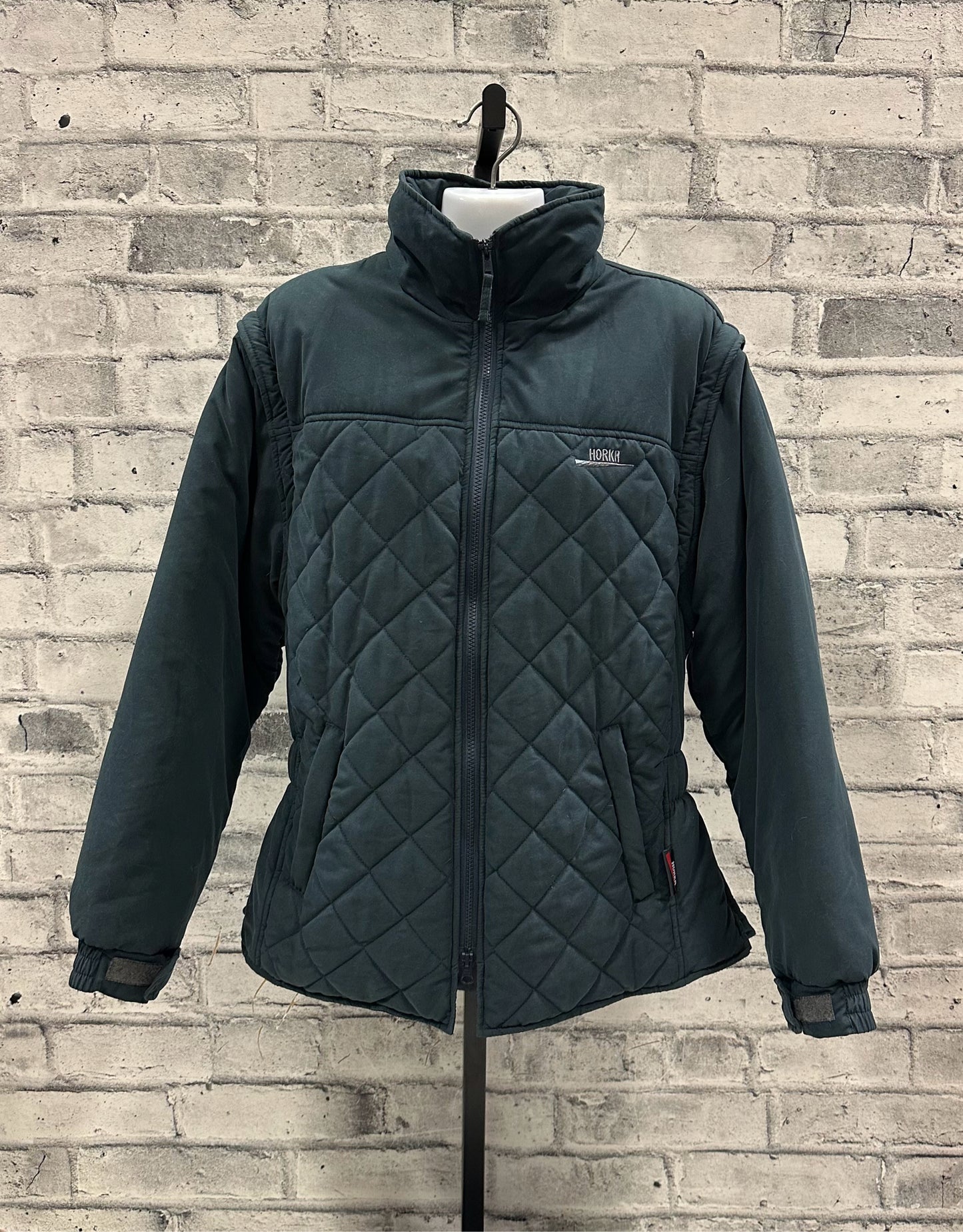 Horka Quilted Jacket/Vest Combo Navy L