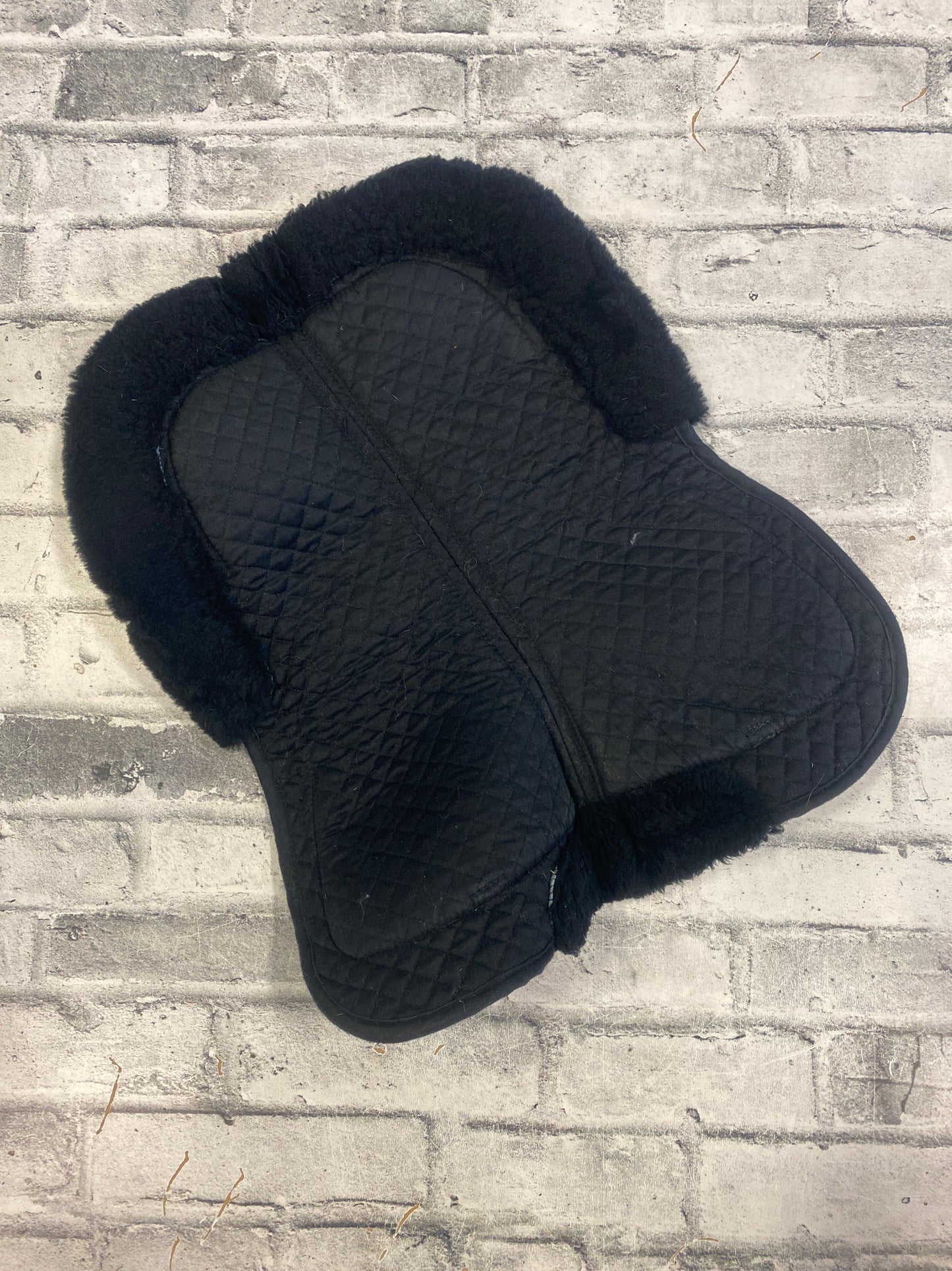 Thinline Sheepskin Shimmable Halfpad Black M