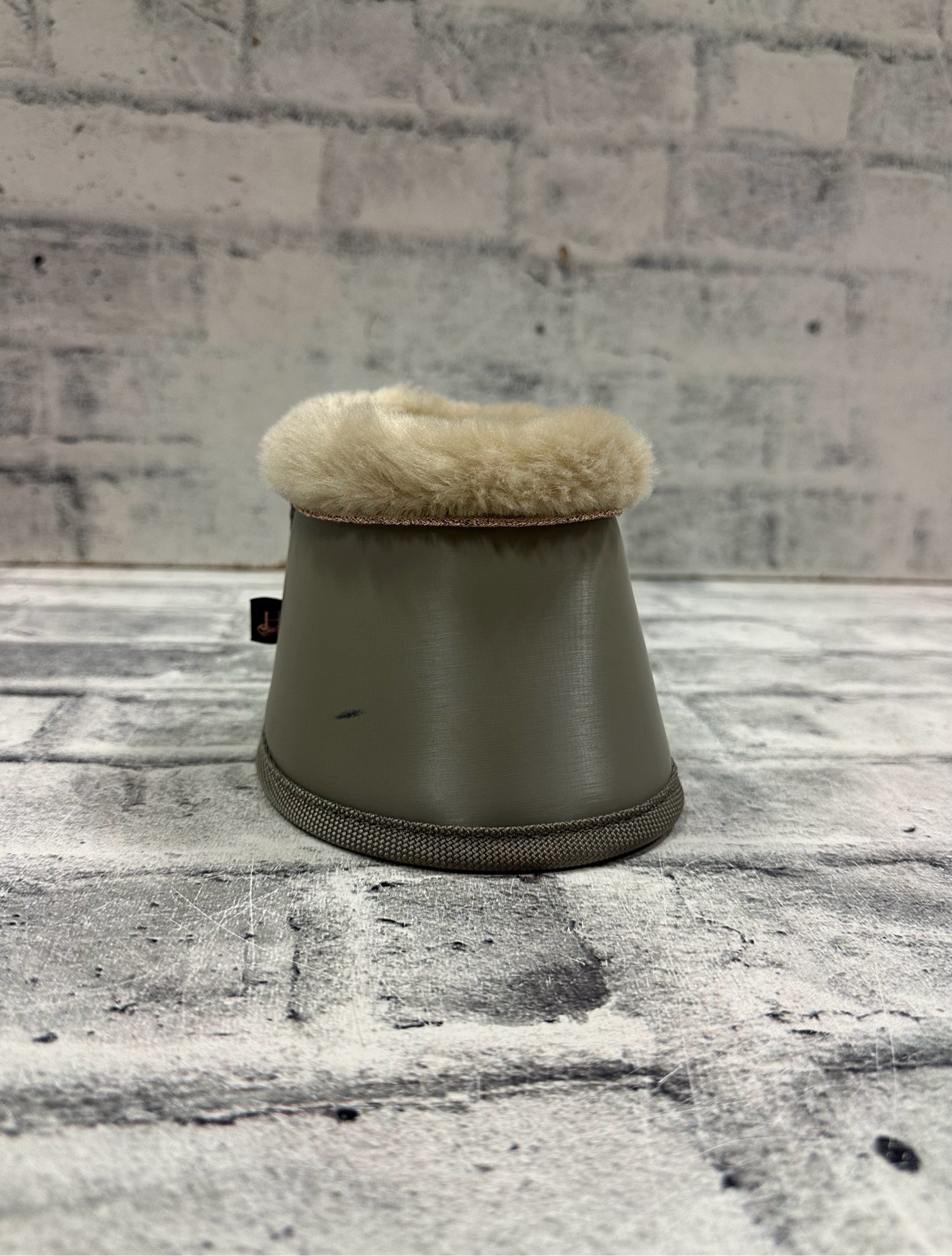 Eskadron Fuzzy Bell Boots Taupe M