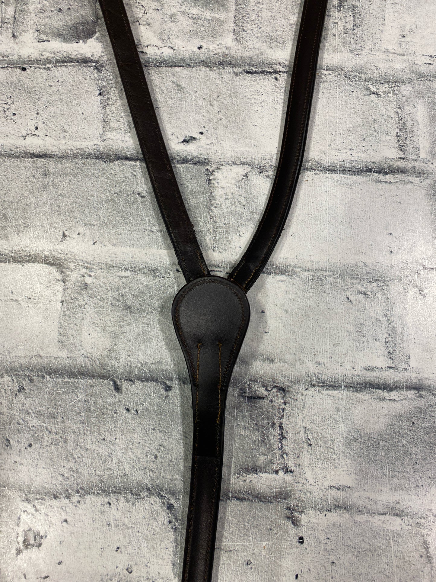 Bobby's Tack Braided Leather Breastplate Brown Cob