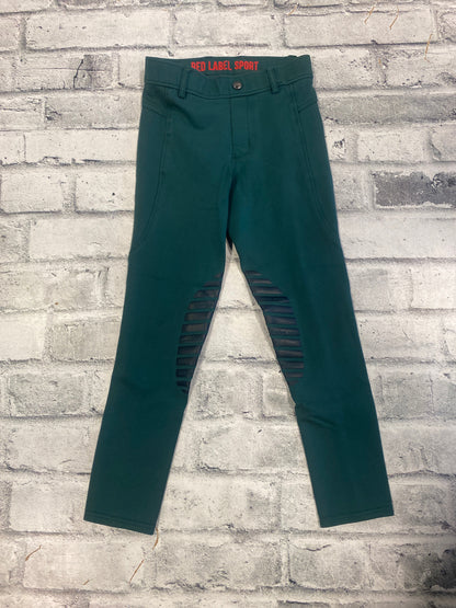 Elation Red Label KP Pull On Breeches Green Childrens M
