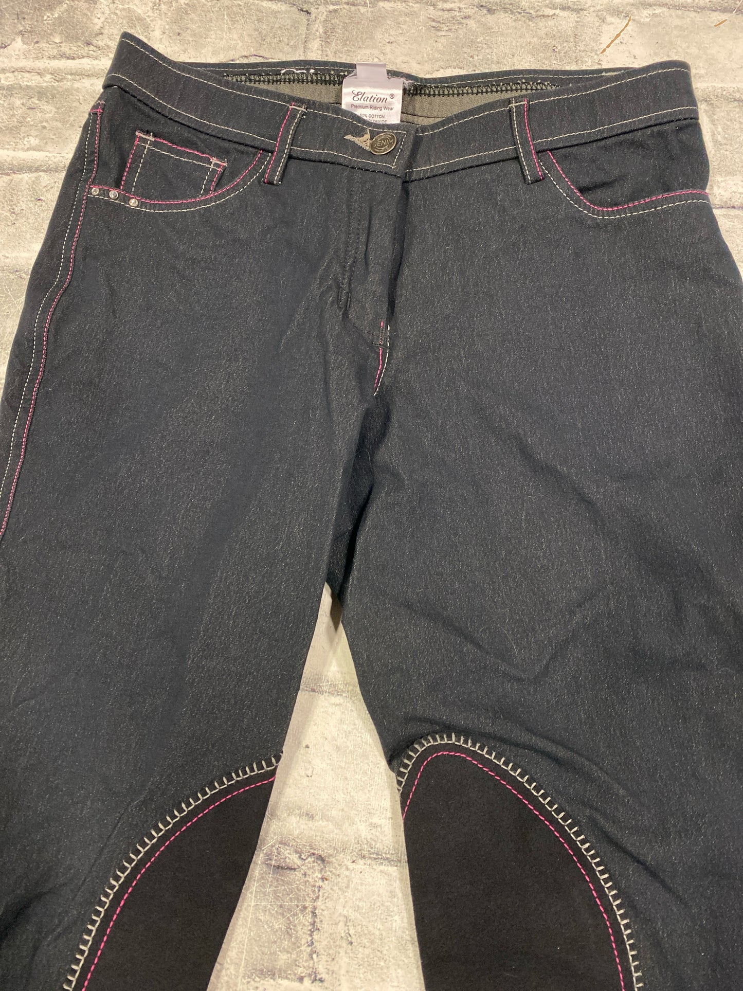 Elation Denim KP Breeches 30R