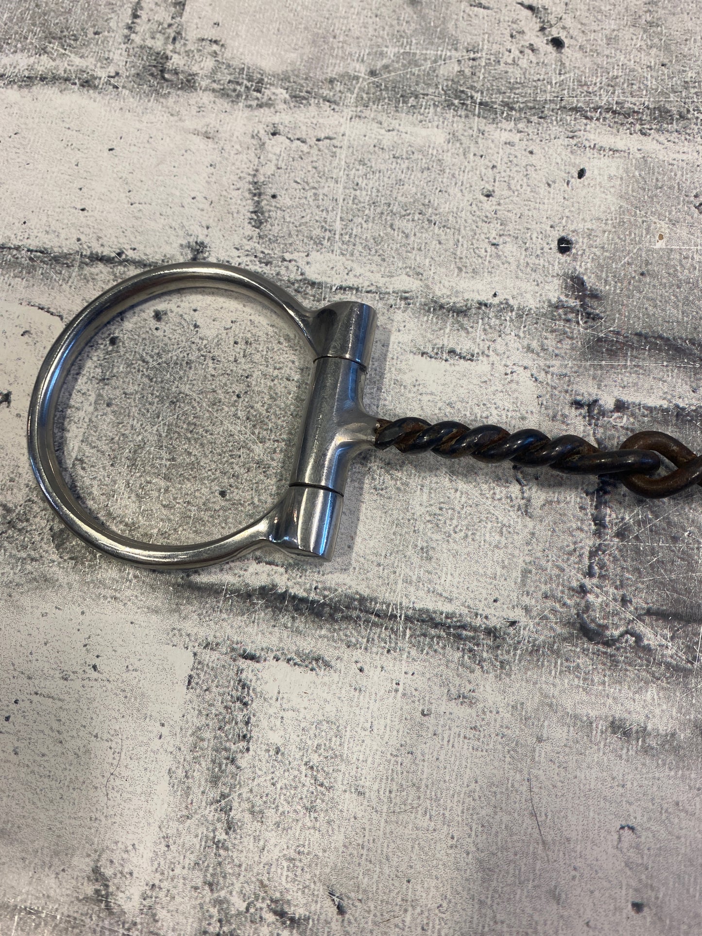 5" Sweet Iron Wire Twist Fixed Snaffle Bit