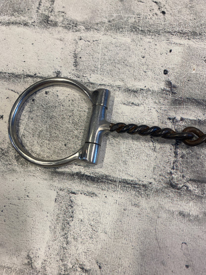 5" Sweet Iron Wire Twist Fixed Snaffle Bit