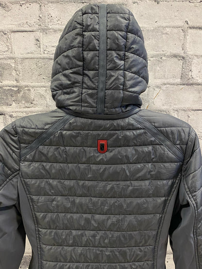 Tred Step Puffy Fur Lined Jacket Grey XS