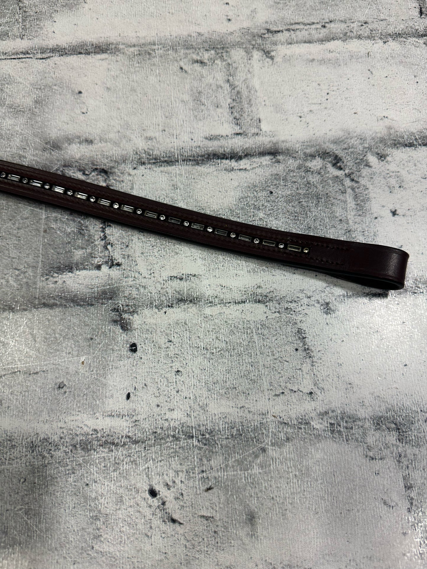 15" Browband Brown w/ Bling