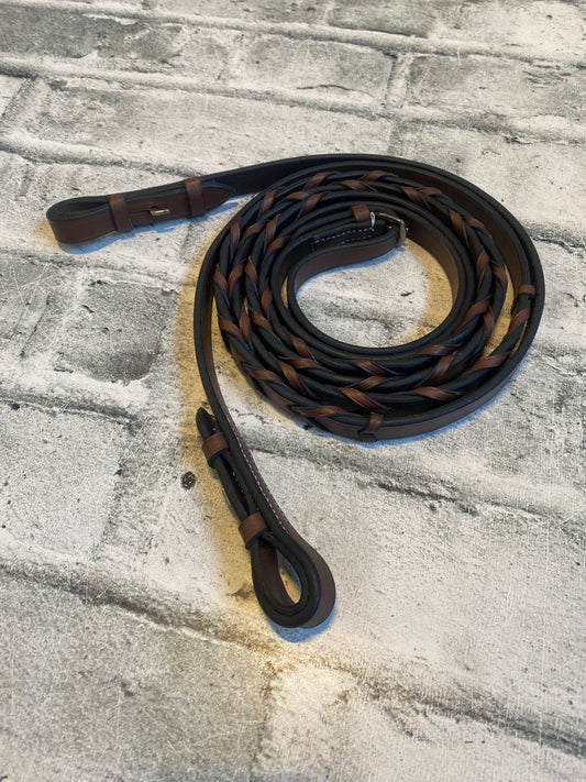 Laced Reins Brown