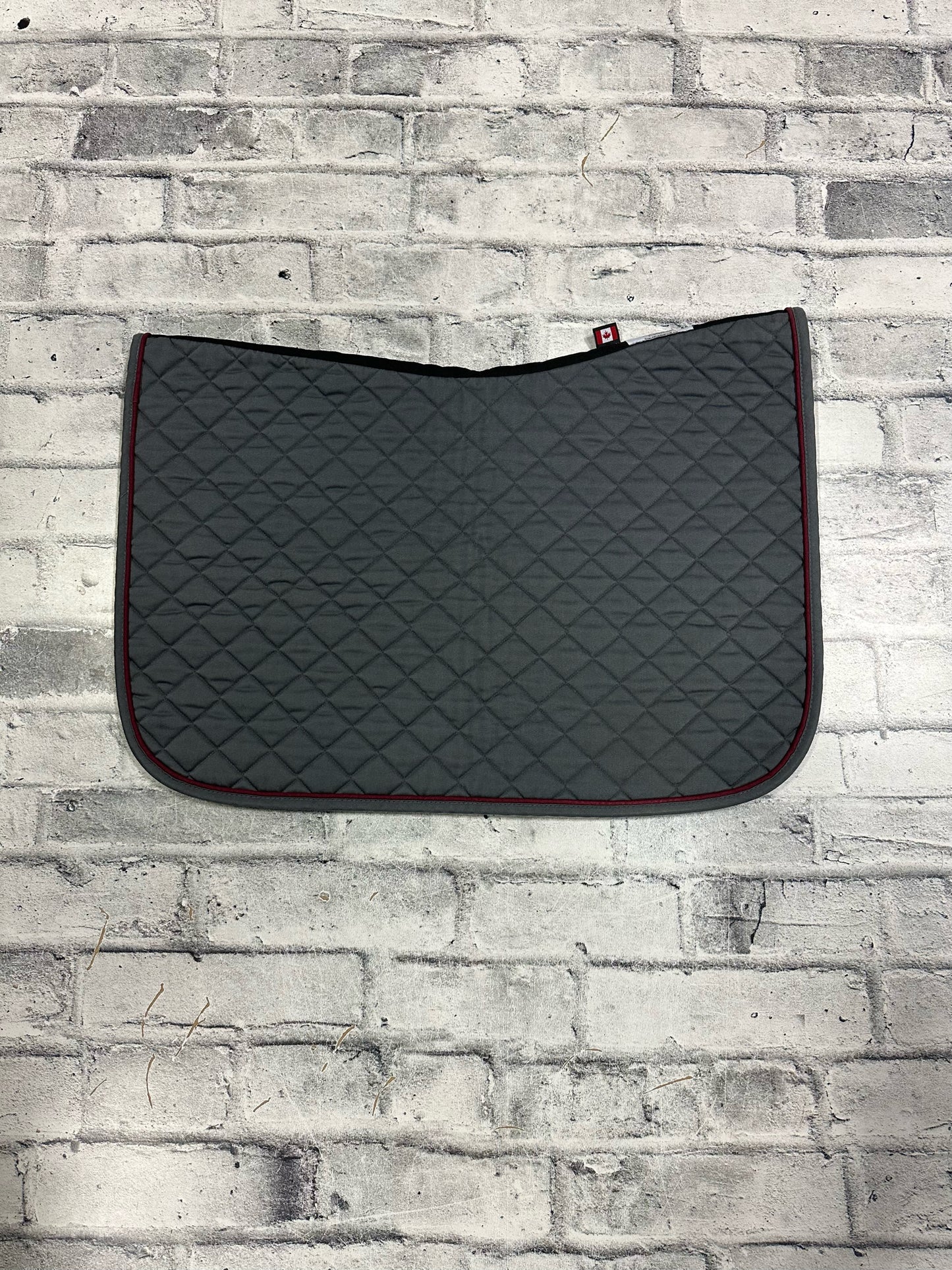 Oglivy Baby Pad Embroidered Grey/Burgundy F