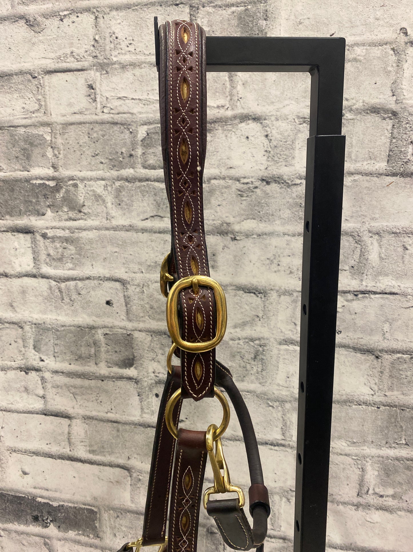 Ger-Ryan Tooled Leather Halter WB