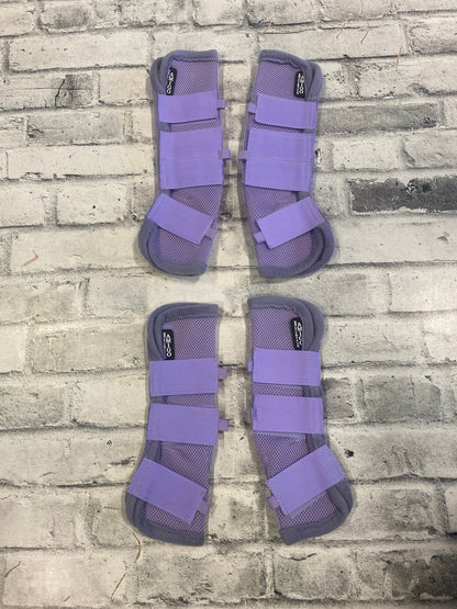Horseware Fly Boots Purple Pony (4)