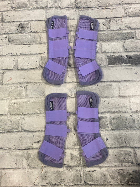 Horseware Fly Boots Purple Pony (4)