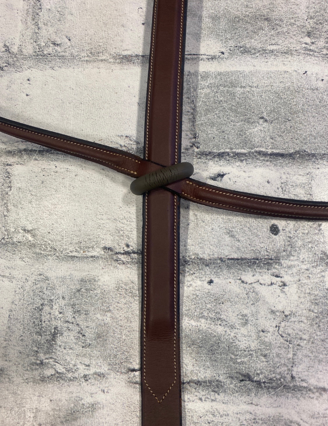 Raised Running Martingale Brown Cob