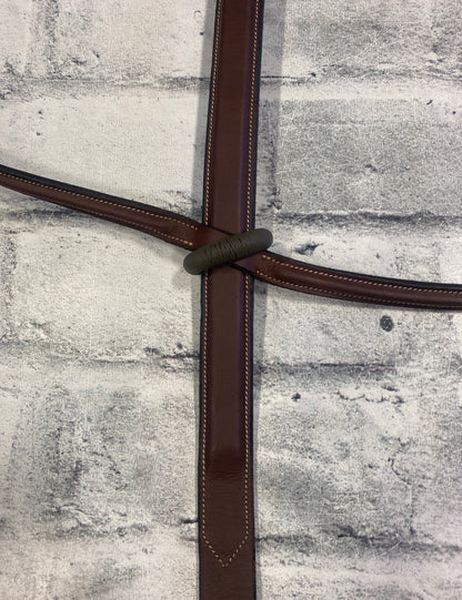 Raised Running Martingale Brown Cob