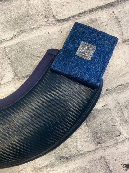 SD Hollywood Glamour Bell Boots Navy Sparkle F