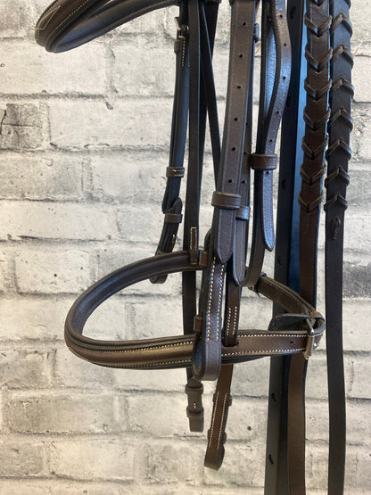 Fancy Stitch Padded Bridle w/ Reins