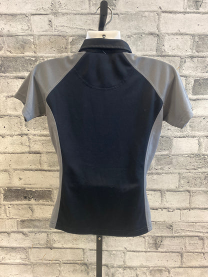 Stormtech SS Polo Black/Grey S