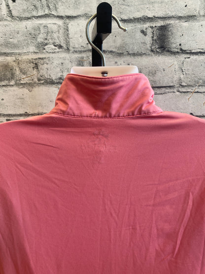 Tempo 1/4 Zip LS Shirt Pink M