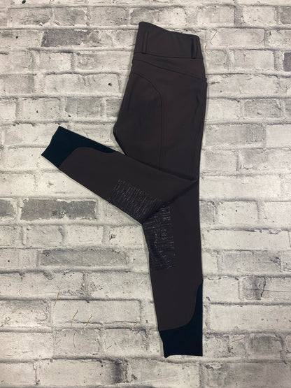 Elation Diamond Silicon Grip KP Breeches Brown 30R
