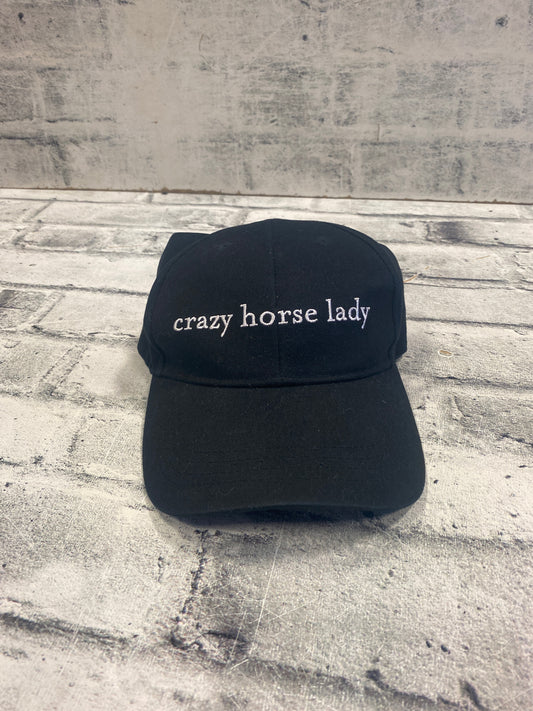 Spice Equestrian 'Crazy Horse Lady' Ball Cap Black