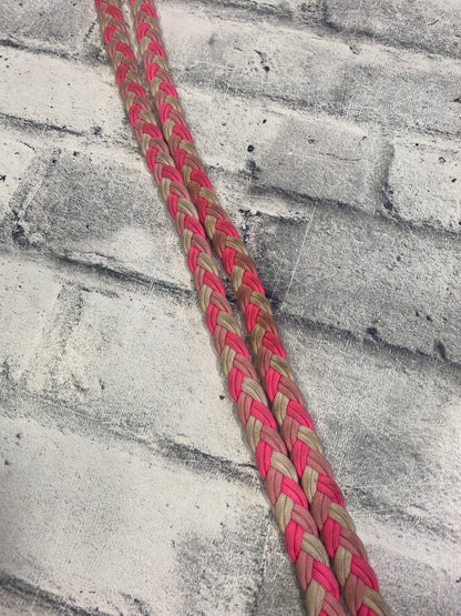 Braided Neck Rope Pink/White