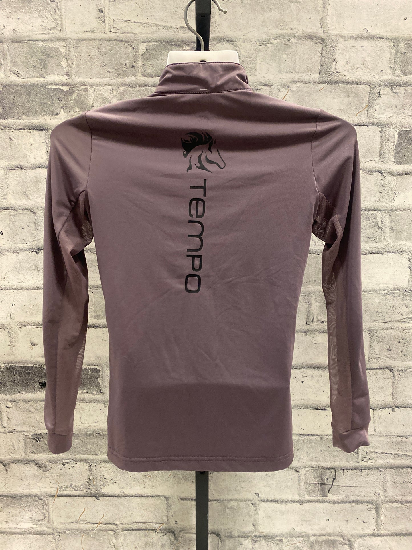 Tempo LS 1/4 Zip Mauve S