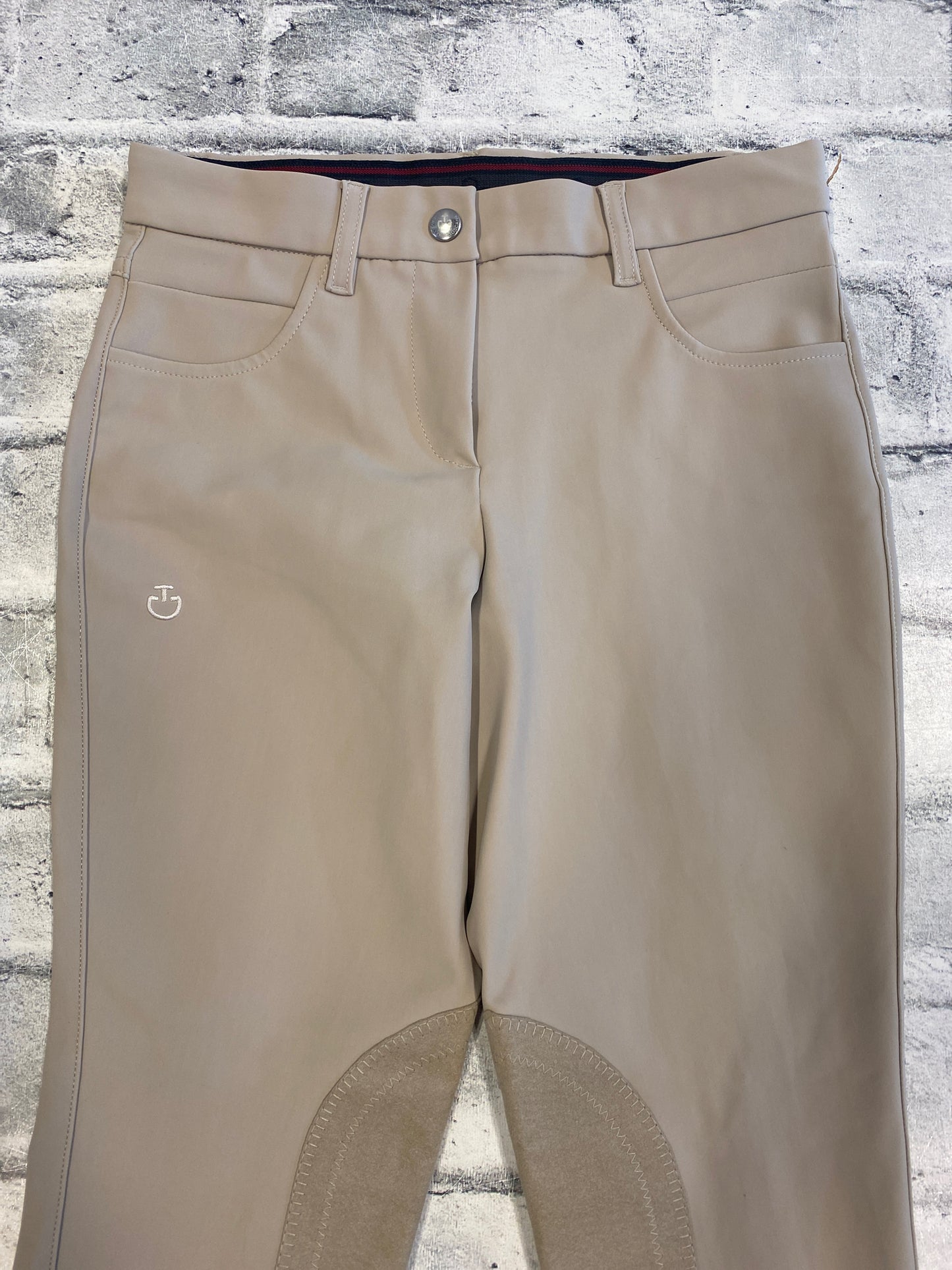 Cavalleria Toscana KP Breeches Tan Childrens 12
