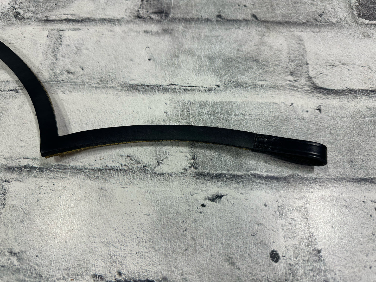15" Equiture Swaroski Gold/Clear Wave Browband