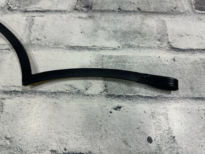 15" Equiture Swaroski Gold/Clear Wave Browband