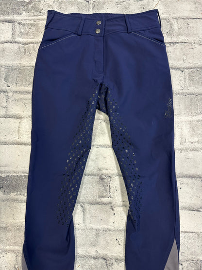 Elation Platinum FS Grip Breeches Navy 26