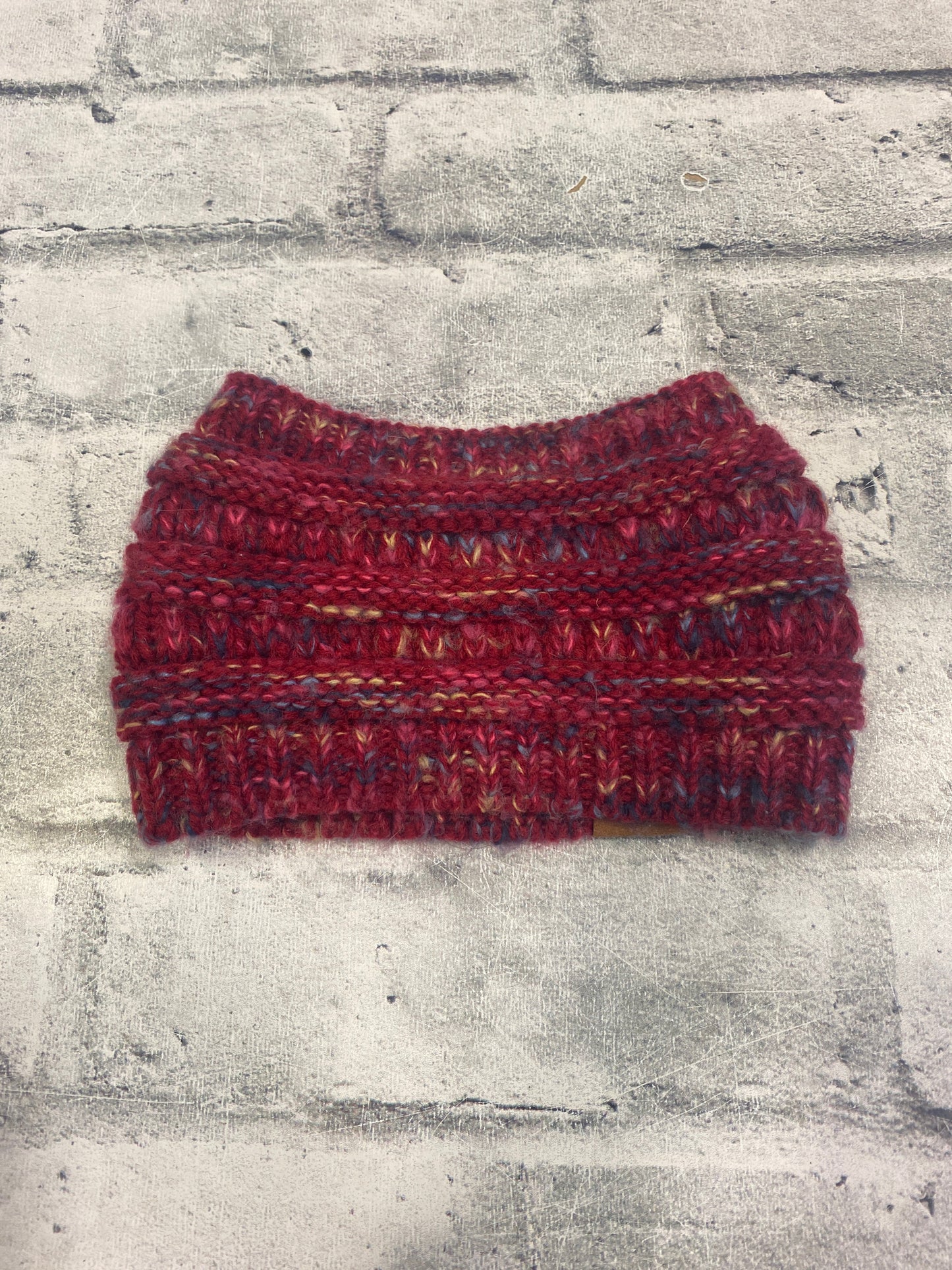 KK Knit Headband Red Multi