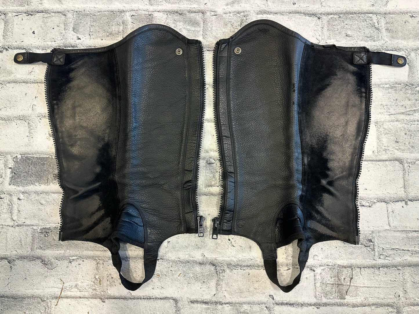 Ariat Leather/Suede Half Chaps - C 13" H 16"