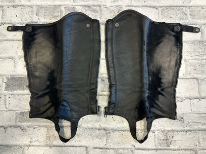 Ariat Leather/Suede Half Chaps - C 13" H 16"